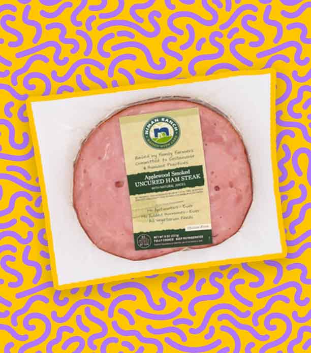 Niman Ranch Applewood Smoked Uncured Ham Steak